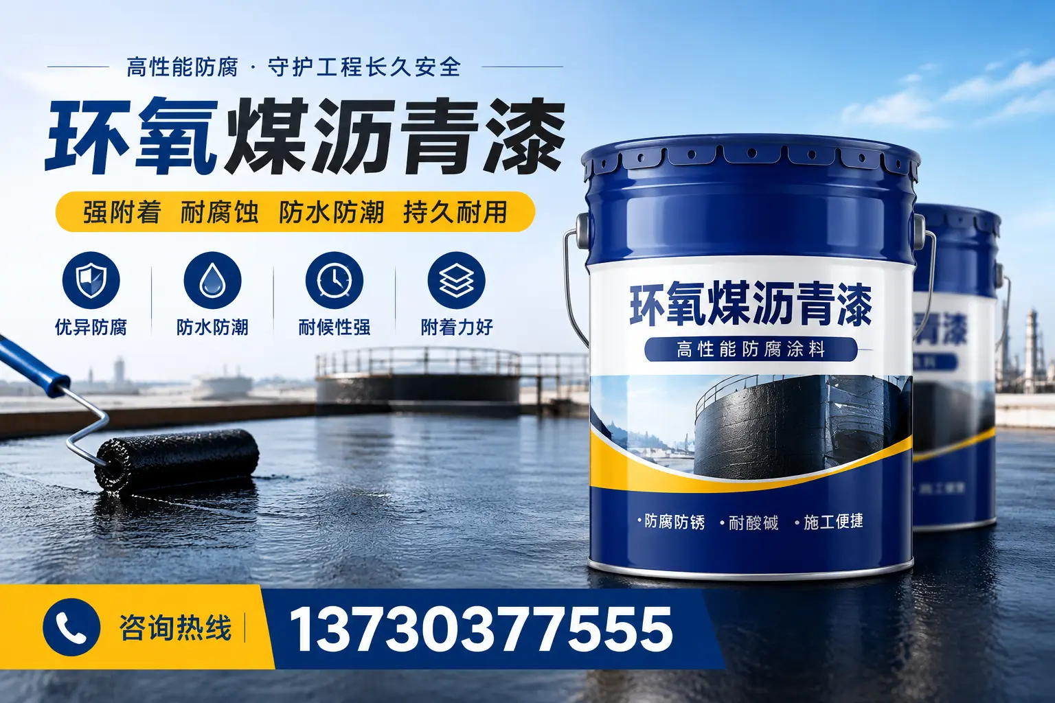 如何判断环氧煤沥青漆的质量?恒山消费者指南