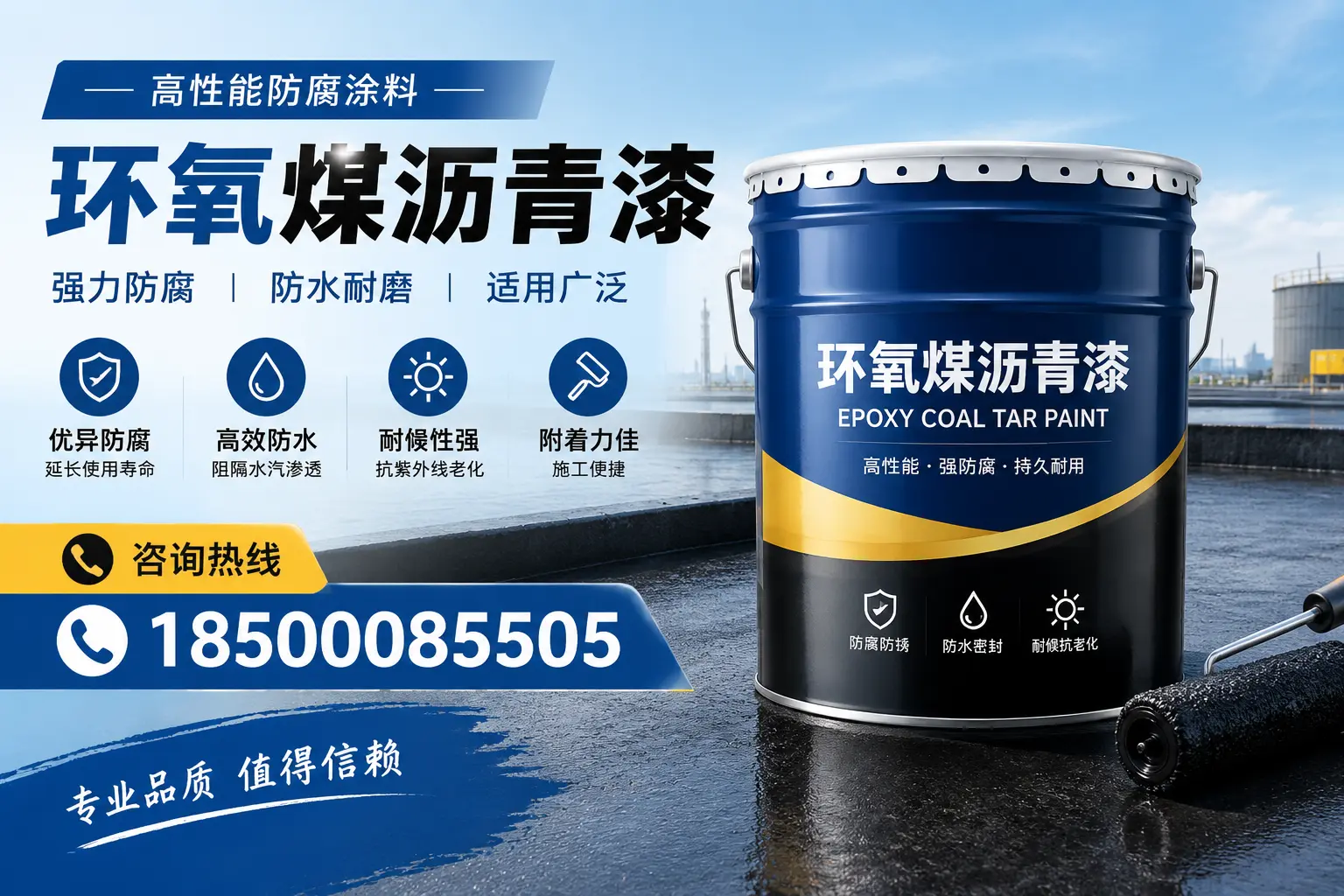 环氧煤沥青漆的主要成分与功能，恒山用户深度了解