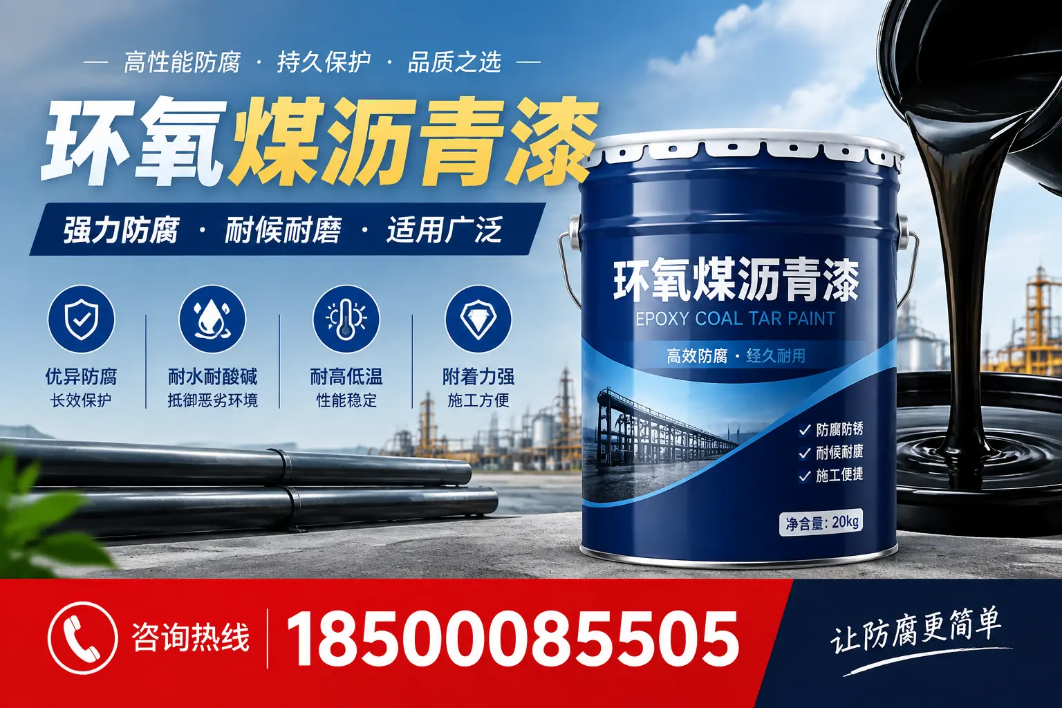 环氧煤沥青漆在不同气候条件下的表现分析,恒山适用性